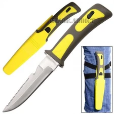 Scuba Diving Knife w/ Sheath Leg & Arm Straps Diver Gear Dive Snorkeling Fish