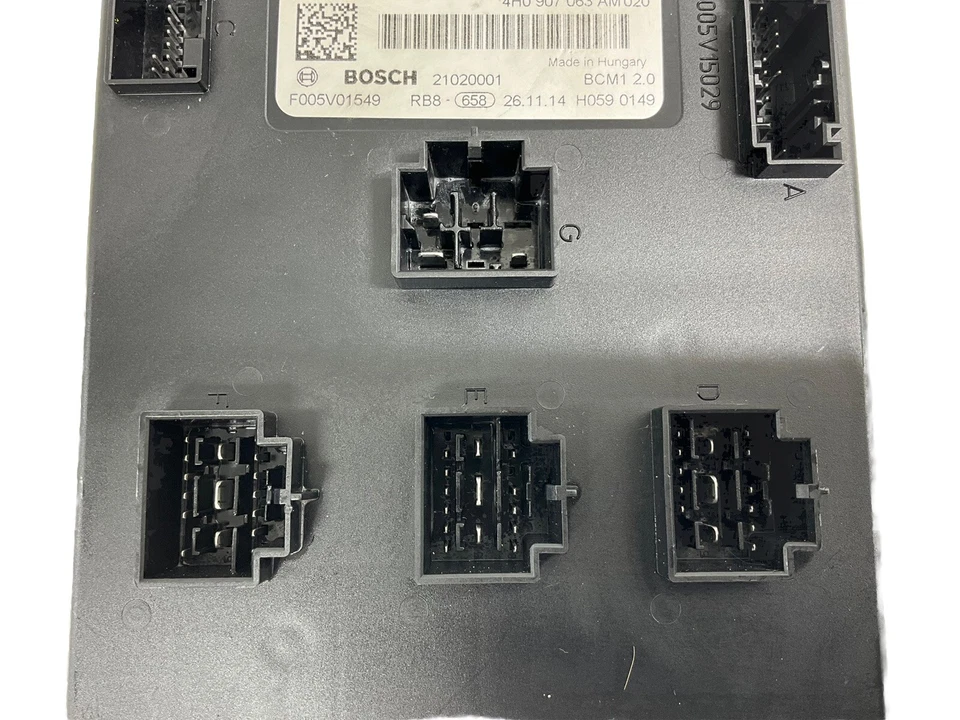 2016 AUDI A6 ONBOARD SUPPLY CONTROL MODULE BCM 4H0907063 OEM - Imagem 3 de 4