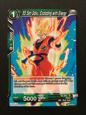 Dragonball Super: SS Son Goku, Exploding With Energy BT6-055 C - Common - Green