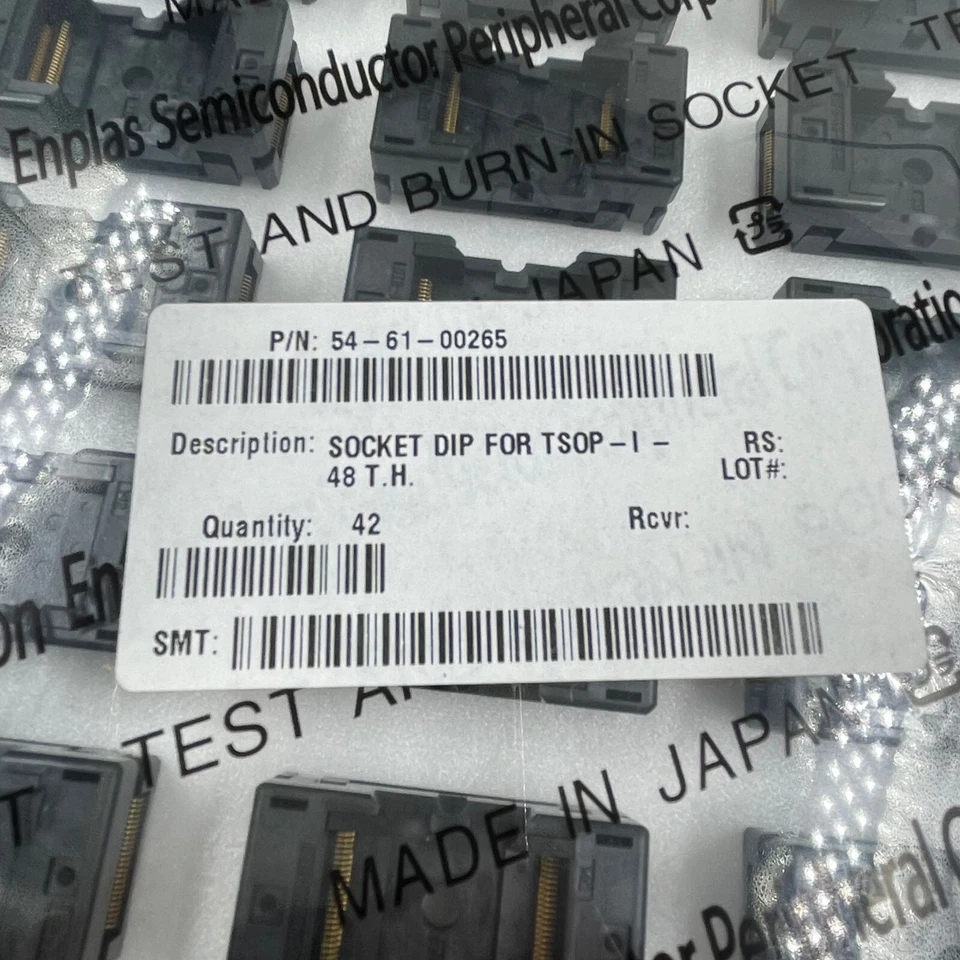 [42 piezas] OTS-48-0.5-03 ENPLAS prueba y grabación pasadores de enchufe/paso 48P/0.5 mm TSOP48 Foto 2 de 4