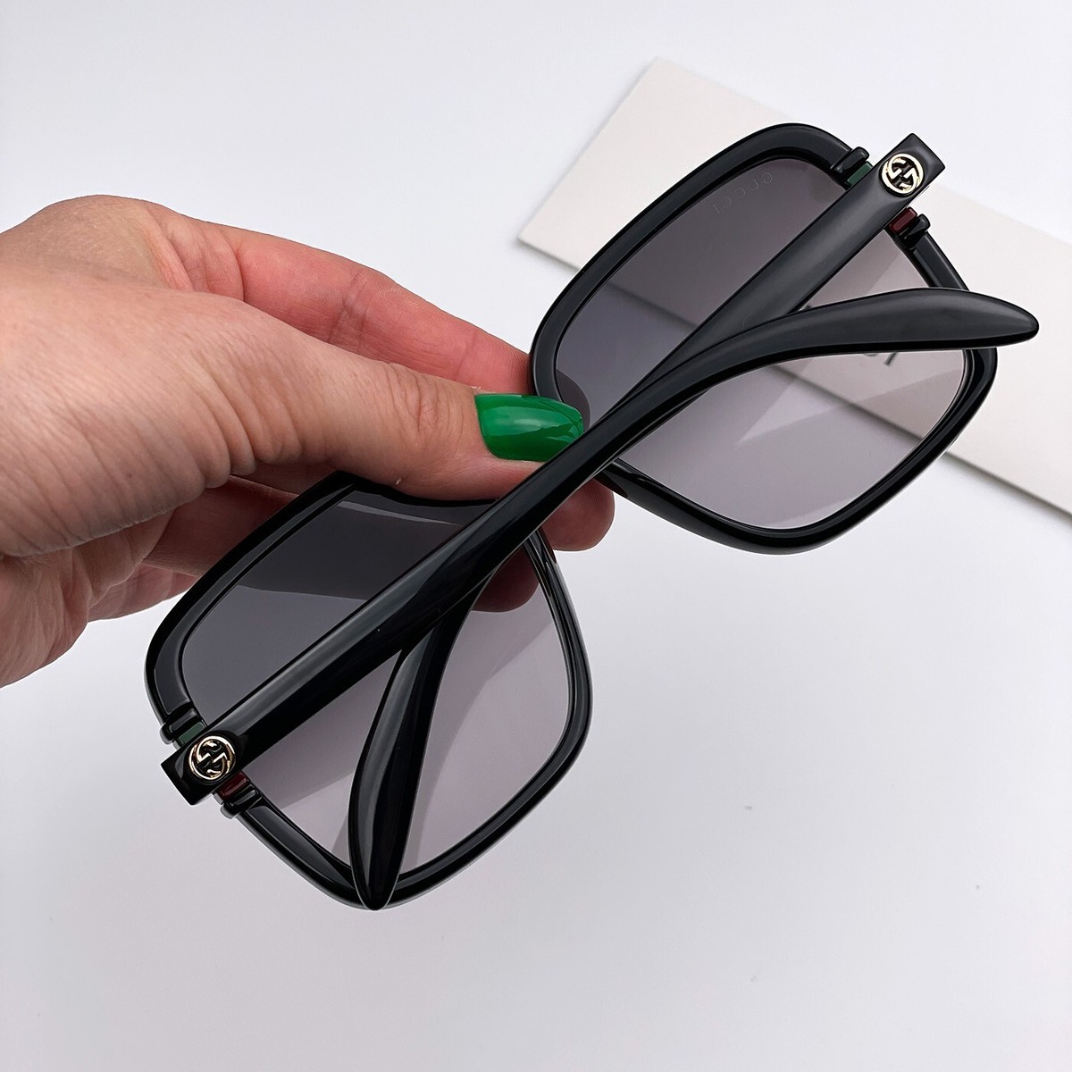 SALE! NEW GUCCI GG1066S 001 Black Grey Gradient Butterfly Women Sunglasses Gucci GG1866SK 001 Black Grey Butterfly Sunglasses - eye-oo.com main image 2