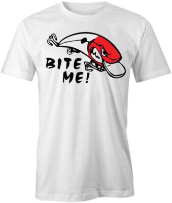 BITE ME FISHING TShirt Tee Short-Sleeved Cotton CLOTHING FISHING S1WCB012