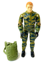 1984 GI Joe Rip Cord HALO Jumper V1 Hasbro Action Figure w/ Vest **NEW BAND**