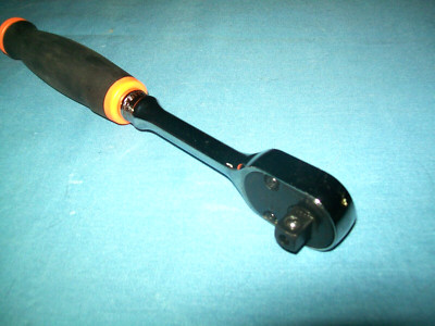 New Snap-on  3/8'' Orange Grip Chrome 9'' Ratchet FHR80 FHR80O Quick Release