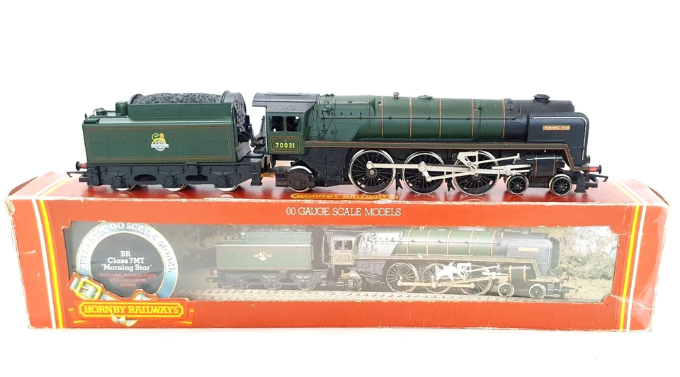 Hornby OO HO British Railways Class 7MT "MORNING STAR" Steam Locomotive NMIB`85 - Image 2 of 4