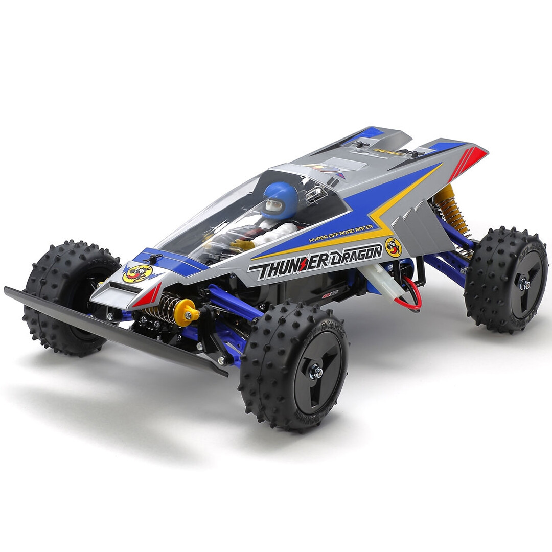 TAMIYA THUNDER DRAGON 4WDオフロードレーサー NEW Tamiya 1/10 RC Thunder Dragon 4WD Off-Road Racer Buggy