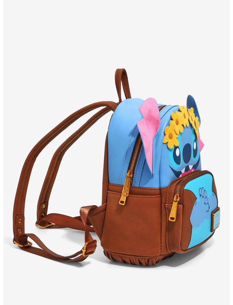 Disney Lilo & Stitch Kids Backpack hippie Loungefly Loungefly Disney Lilo & Stitch Hippie Tropical Flower Mini  main image 2