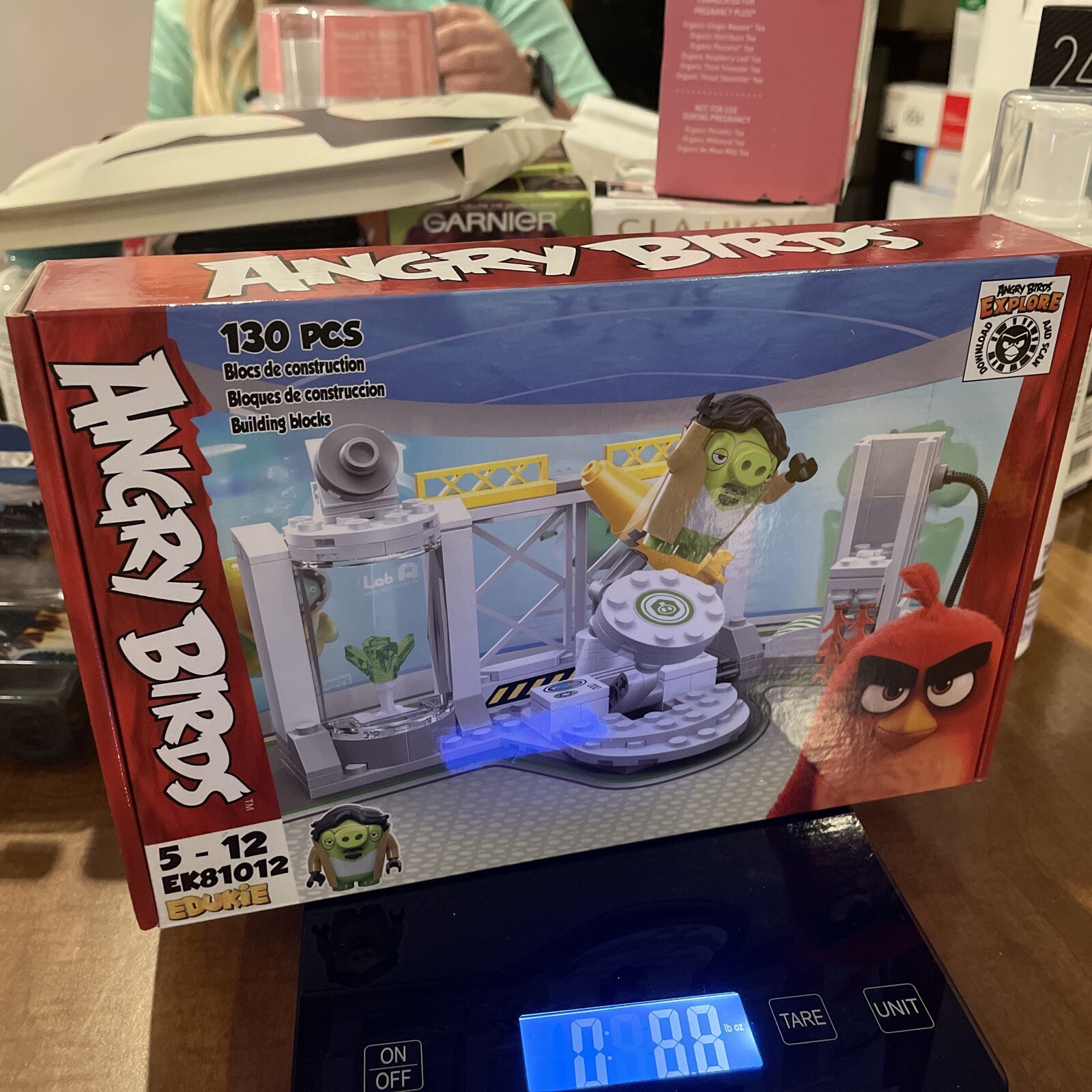 Angry Birds Explore 5-12 EK81012 EDUKIE 130 pcs lego construction ...