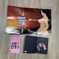 Grand Theft Auto Vice City Video Game With Map Manual CIB PlayStation 2 PS2 GTA