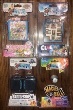 New Lot of 4 World's Smallest Games  Toys