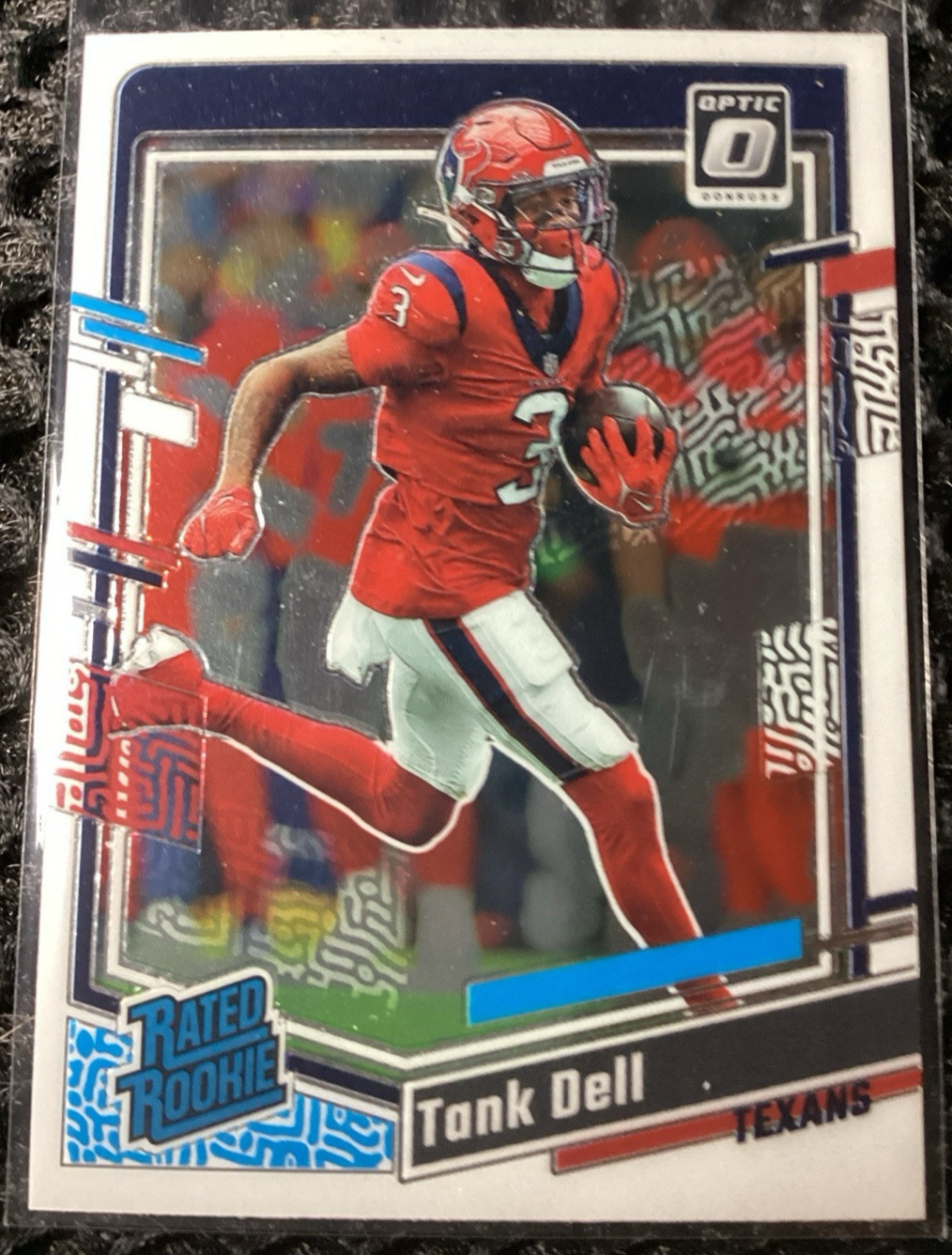 2023 Panini Donruss Optic - Rated Rookie Holo Prizm #245 Tank Dell (RC)