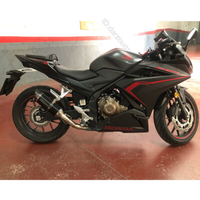 Motorcycle Exhaust Link Pipe Slip On Middle Pipe For Honda CB 500 CB400 F X Cbr400r Cbr500r 2013 2015 Without Muffler