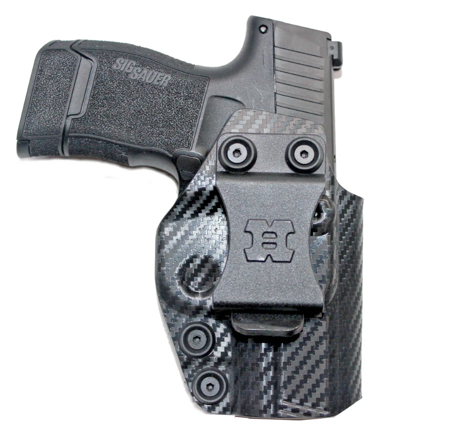 Houston IWB Kydex Gun Holster with Soft Suede Inner Lining for SIG SAUER P365 - Image 2 of 4