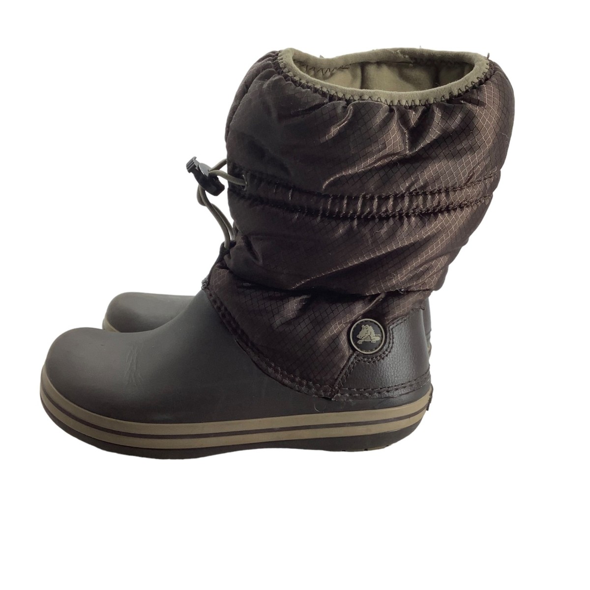 Snow Boots Crocband Puff Boot Women's CROCS Crocband Brown
