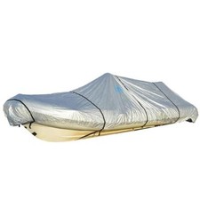 Ducksback Boat Cover 17-19 ft Rib / Speed / Sport waterproof quality (silver)