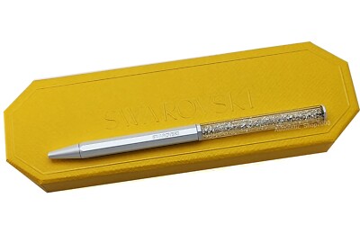 New in Gift Box SWAROVSKI White Crystalline Ball Point Pen Black Ink  5670198