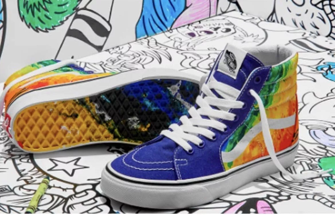 Vans clearance crayola collection