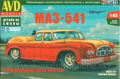 1:43 MAZ 541 Flugzeugschlepper Russische AVD Models Kleinserien aircraft tug NEU