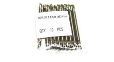 10pc #20 Profesional Double end Drill Bit HSS for Metal 