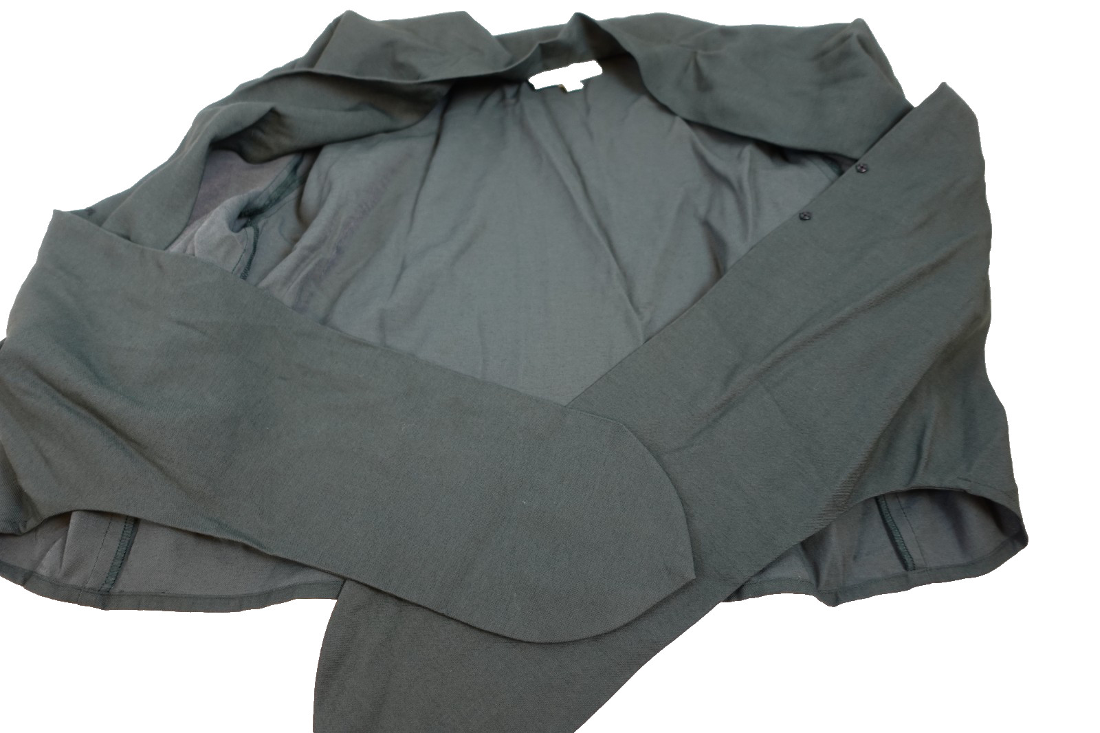 Th SEI Womens Snap Button Blazer Jacket Green Siz… - image 21