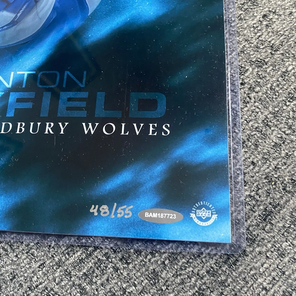 Quinton Byfield Autographed "Midnight" Picture 48/55 Limited 16x20 - Image 2 of 4