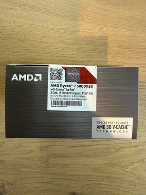 AMD Ryzen 7 5800X3D Processor (3.4GHz, 8 Cores, AM4) - 100