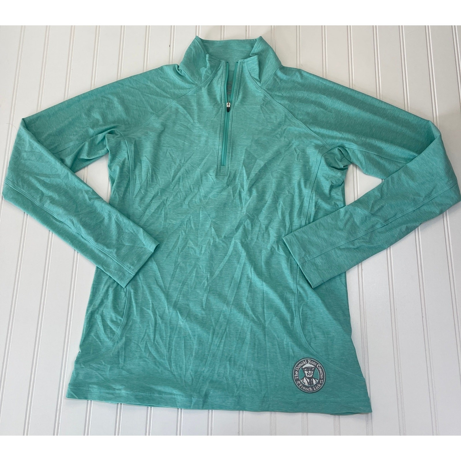 Straight Down Performance Quarter Zip Pullover Go… - image 1