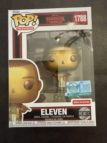 Funko Pop! Television Stranger Things Eleven Metallic Gold Vinyl Figure #1788
