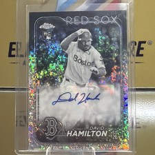 2024 Chrome David Hamilton Black & White Mini-Diamond Refractor Auto