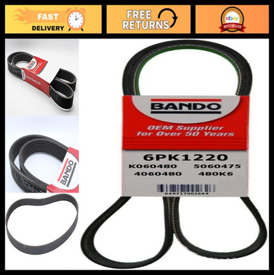 OEM Quality 6PK1220 Serpentine Belt - Durable, Reliable, High Performance, 6 Pie