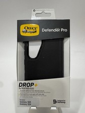 OtterBox Defender Pro Case Samsung Galaxy S25 S24 Black 77-97607 Open Box