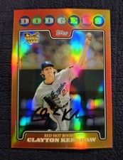 2008 Topps Red Hot Rookies #11 Clayton Kershaw RC