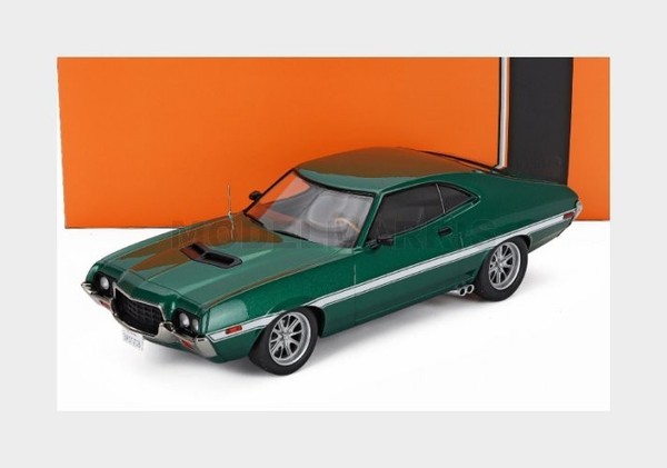 Ixo-Models 18C-MC264.22 Ford USA Gran Torino Coupe 1972 GrüN/Weiß Modellauto-image