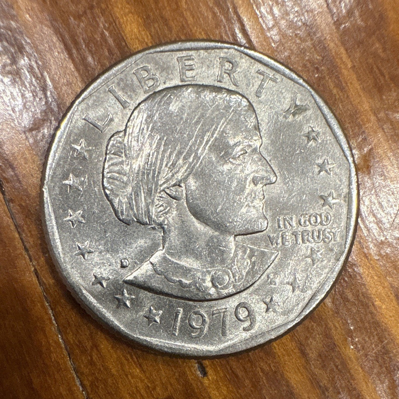 1979-D Susan B. Anthony $1 Coin Denver Business Strike Copper KM#207