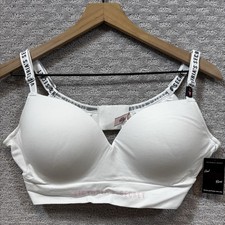 NWT Victoria's Secret Lightly Lined Wireless Perfect Comfort Bra White Size XL