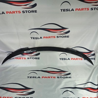 PREMIUM Tesla Model 3 Highlander 2024+ Blade Spoiler Kohlefaser Muster glänzend