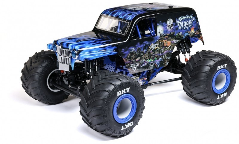 LOS 1/8 LMT 2.0 Son-Uva Digger 4X4 Solid Axle Monster Truck RTR C-LOS04028T2