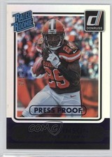 2015 Panini Donruss Rated Rookie Press Proof Purple 71/199 Duke Johnson #223 0c6