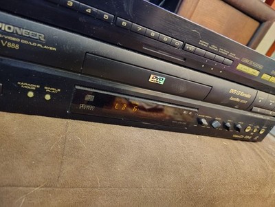 PIONEER DVL-V888 LASER DISC/DVD/VIDEO PLAYER KARAOKE-NO REMOTE
