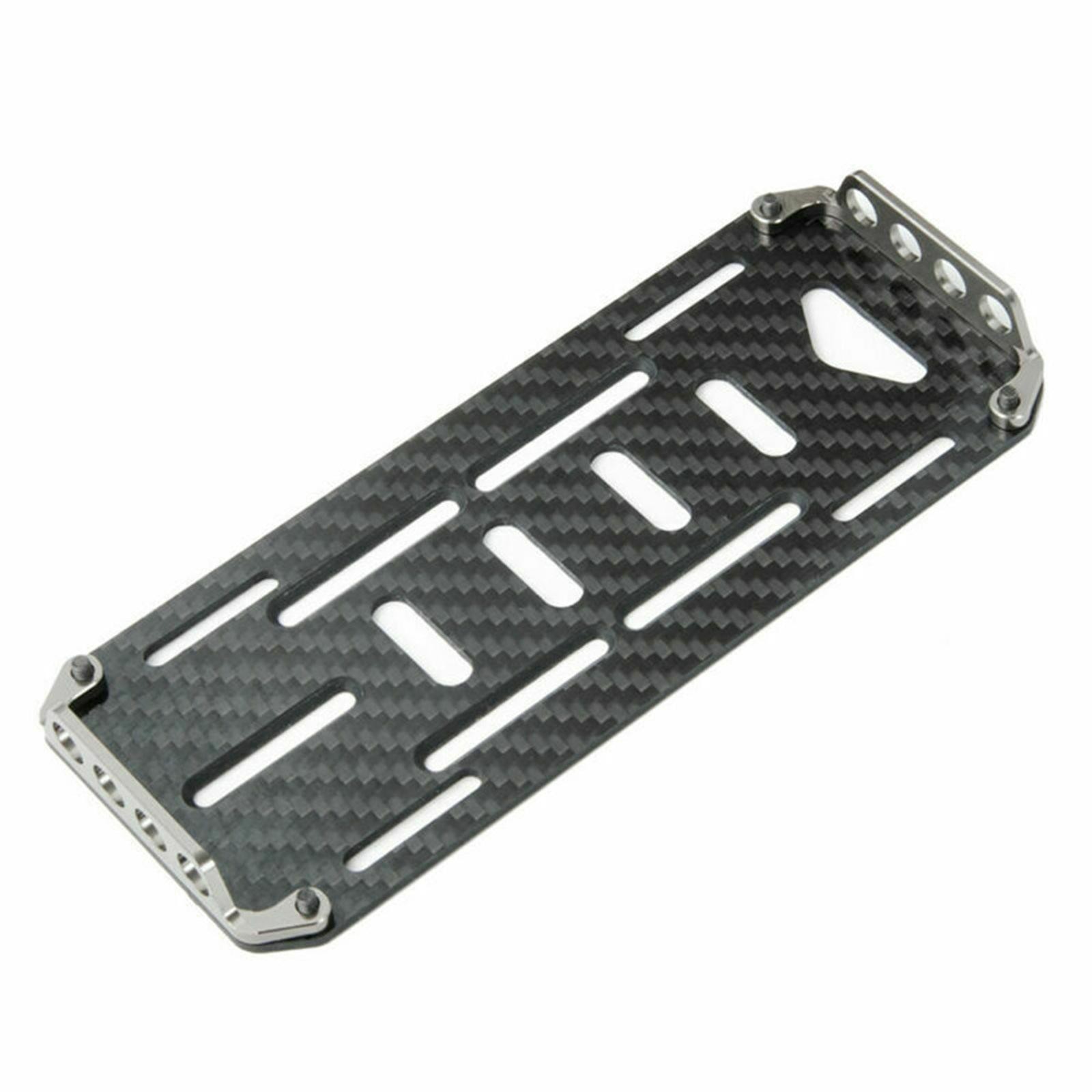 Black 2s 3s Battery Mount Plate With Straps&screws For Axial