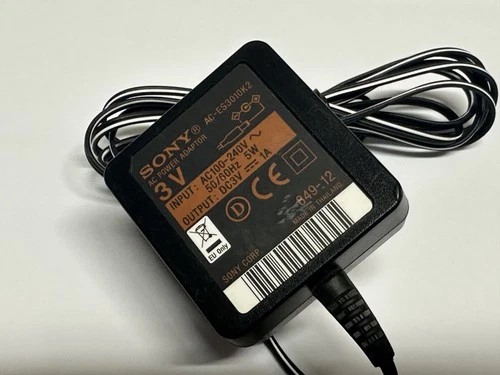 Sony 3V 1-478-848-12 AC Power Adaptor DC 3V 1a 100-240v (AC-ES3010K2) UK PLUG
