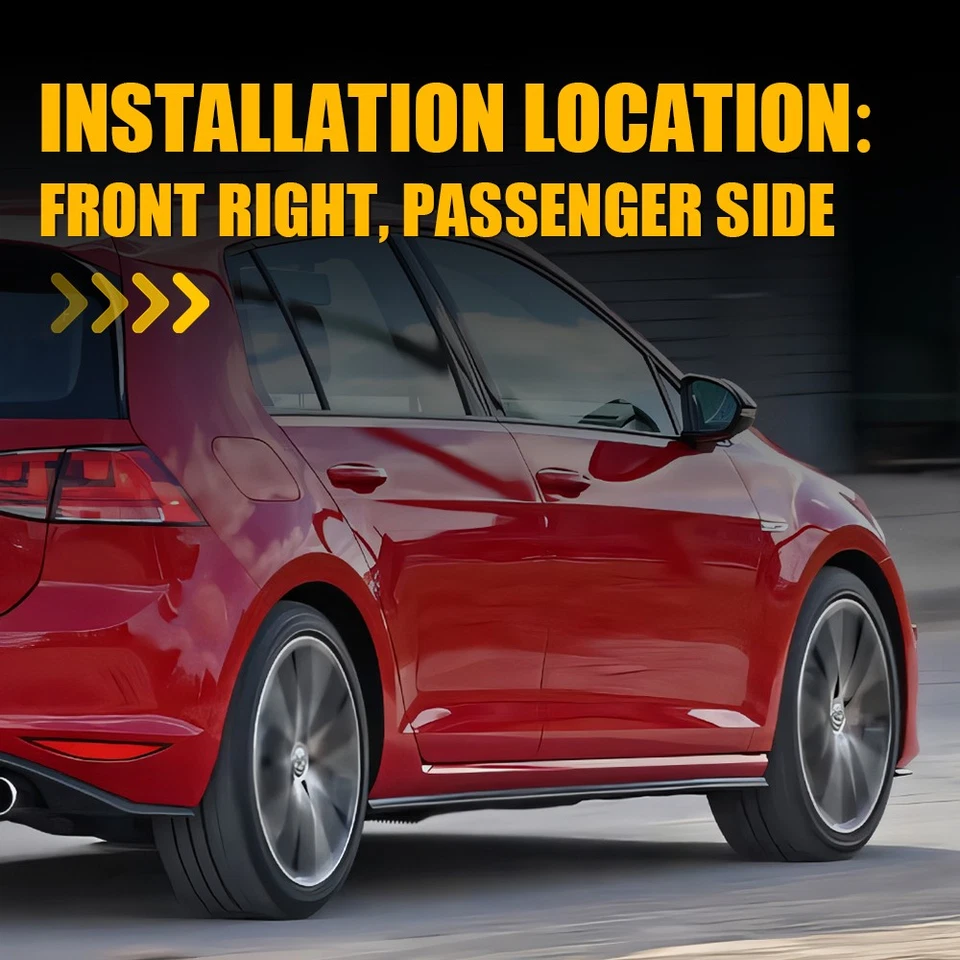 Espejo de cristal para VW GOLF 2015 2016 2017 2018 2019 2020 pasajero derecho 1-5x Foto 2 de 4