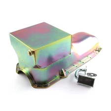 Oldsmobile V8 307 - 455 Drag Road Race 8Qt. Oil Pan & Pickup Tube