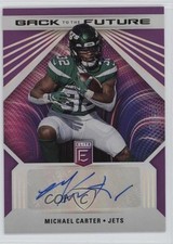 2022 Panini Donruss Elite Purple 11/49 Michael Carter #BFS-MC Auto hg6