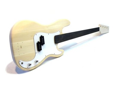 Fretless E-Bass Bausatz/ Bass Kit ML-Factory  Style II, Blackwood Griffbrett