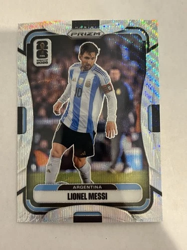 LIONEL MESSI 2026 Prizm FIFA World Cup World Cup Silver Wave Argentina #10