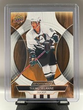 2024-25 UD Engrained Icons Base #13 Teemu Selanne Anaheim Ducks