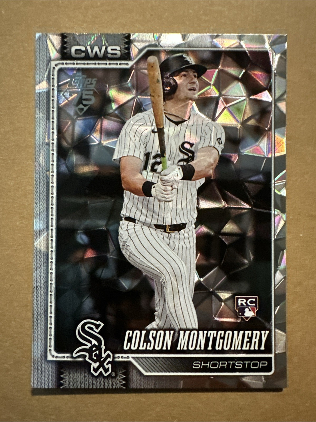 2026 Topps Series 1 Diamante Foil Colson Montgomery Rookie #157 White Sox