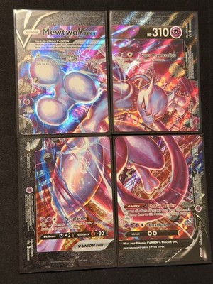 Mewtwo V-UNION [Set of 4] SWSH: Sword & Shield Promo Cards Holo | eBay