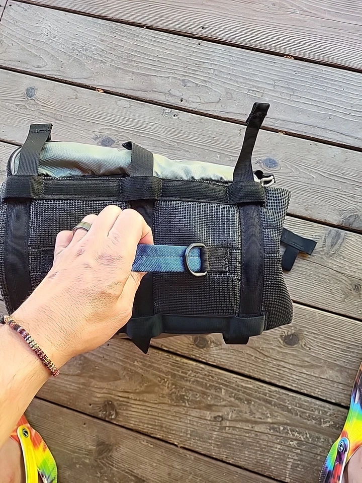 Olly Perro Arnés Chaleco Alforja Mochila Mediana Perros Ajustable Buen Estado Foto 2 de 4